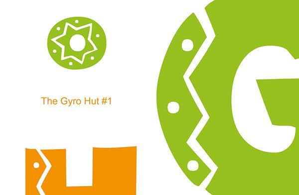 Gyro Logo - The Gyro Hut logos on Pantone Canvas Gallery