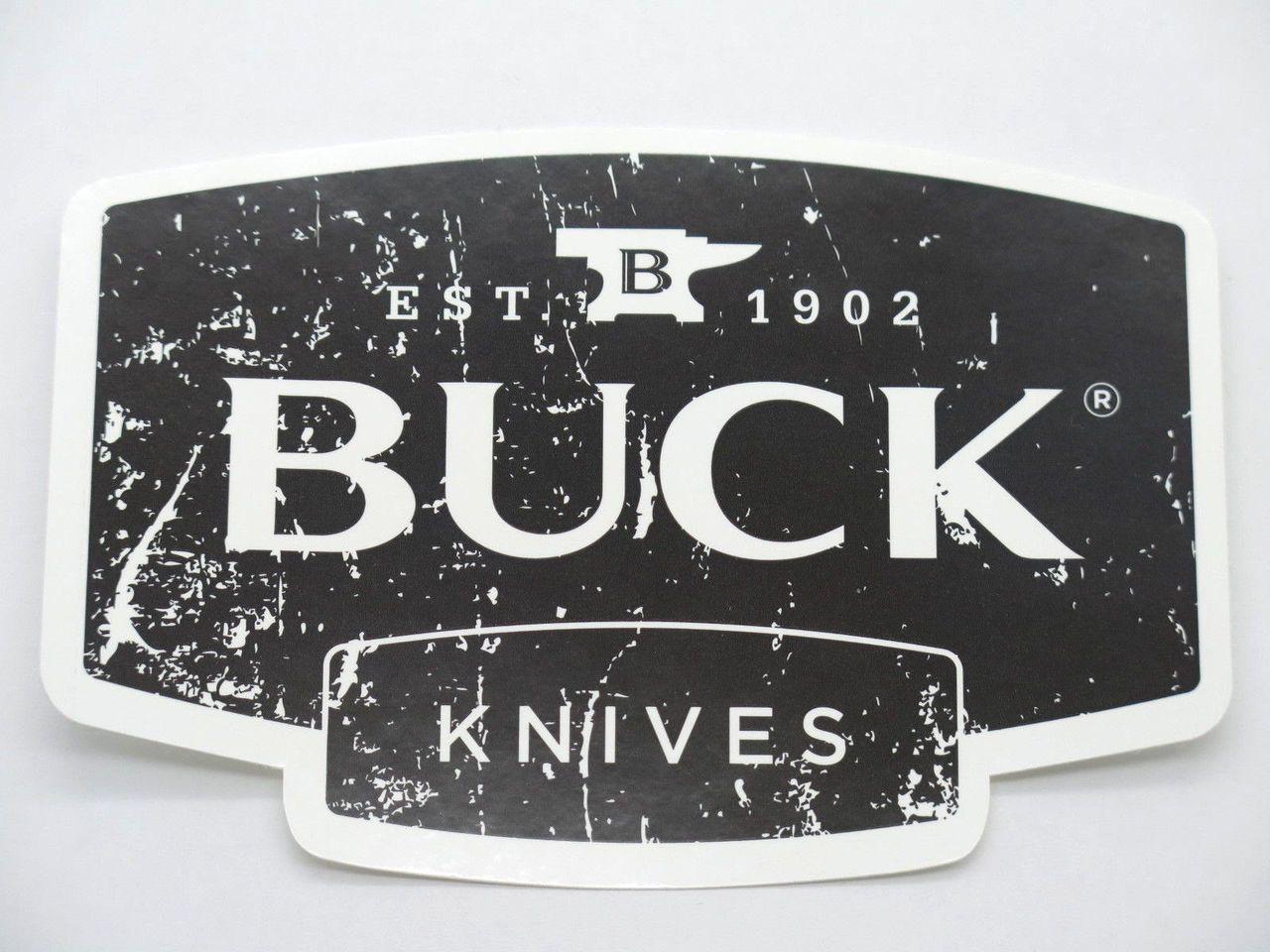 Faded Logo - BUCK KNIVES FADED LOGO WINDOW / BUMPER STICKER 110 112 119 COLLECTOR GIFT