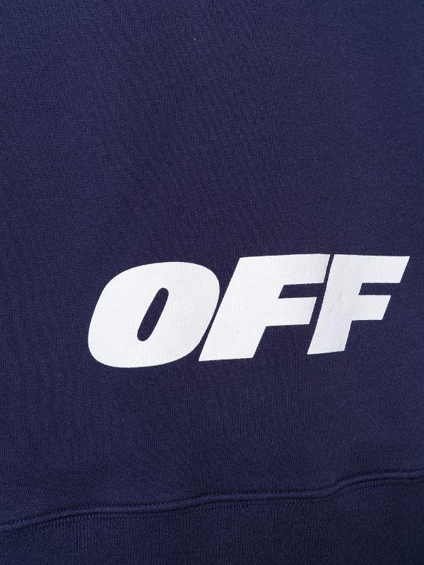 Faded Logo - Off White Faded Logo Sweatshirt $600 AW18 Online Global