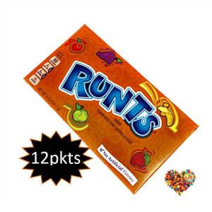 Runts Logo - WONKA RUNTS CANDY THEATRE BOXES 141.7G X 12PKTS USA