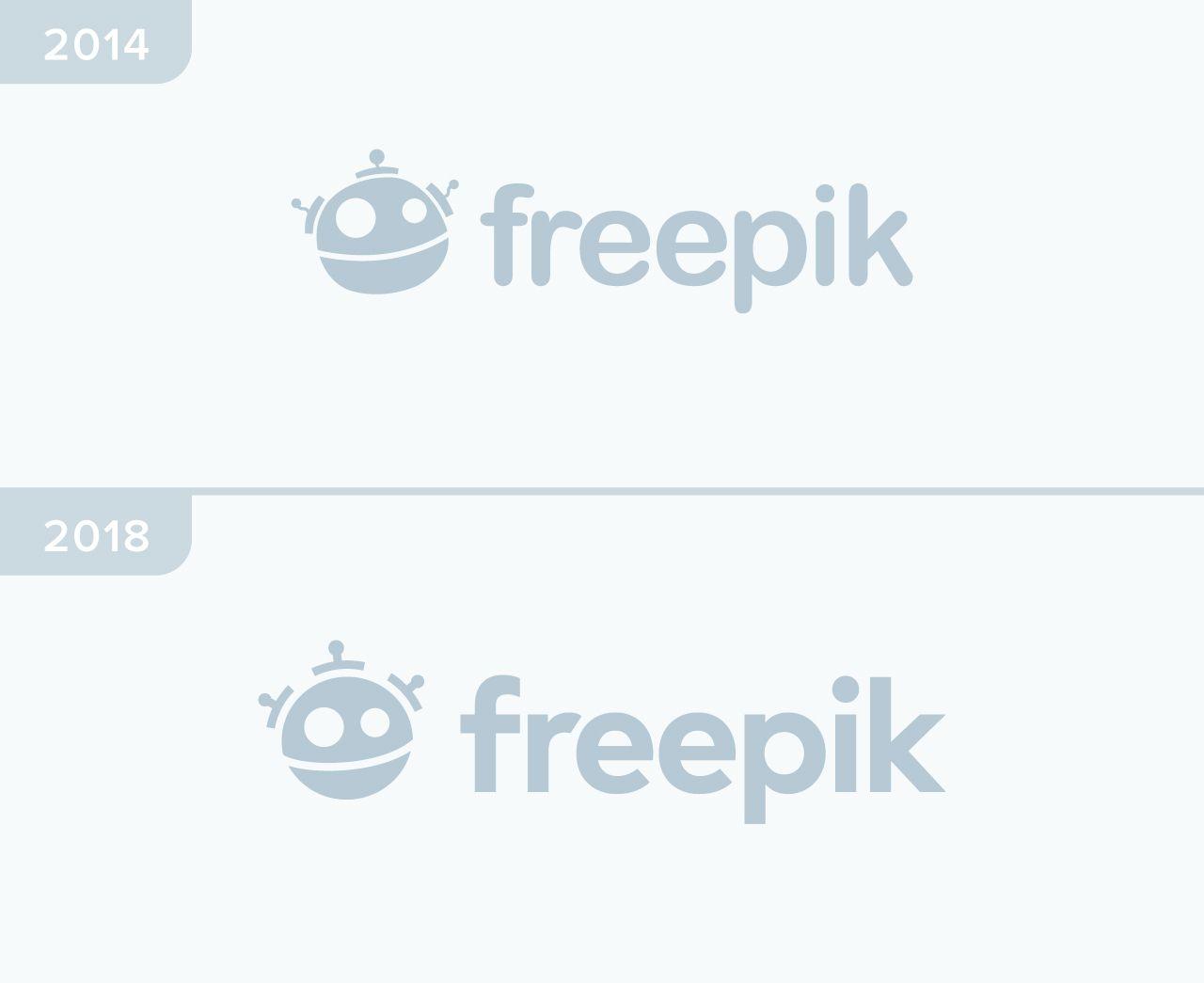 Presents Logo - Freepik changes its visual identity and presents the new logo