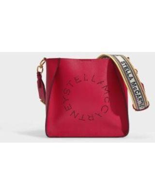 Stella Logo - Stella McCartney Stella Logo Mini Crossbody Bag In Pink Alter Nappa McCartney Shoulder bags from Lyst