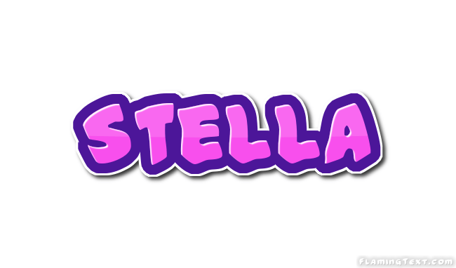 Stella Logo - Stella Logo | Free Name Design Tool from Flaming Text