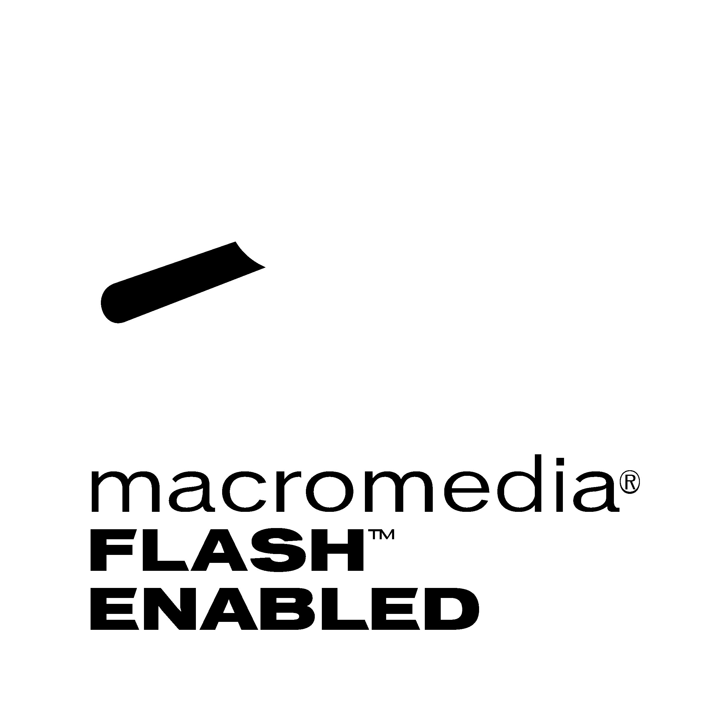 Macromedia Logo - Macromedia Flash Enabled Logo PNG Transparent & SVG Vector - Freebie ...