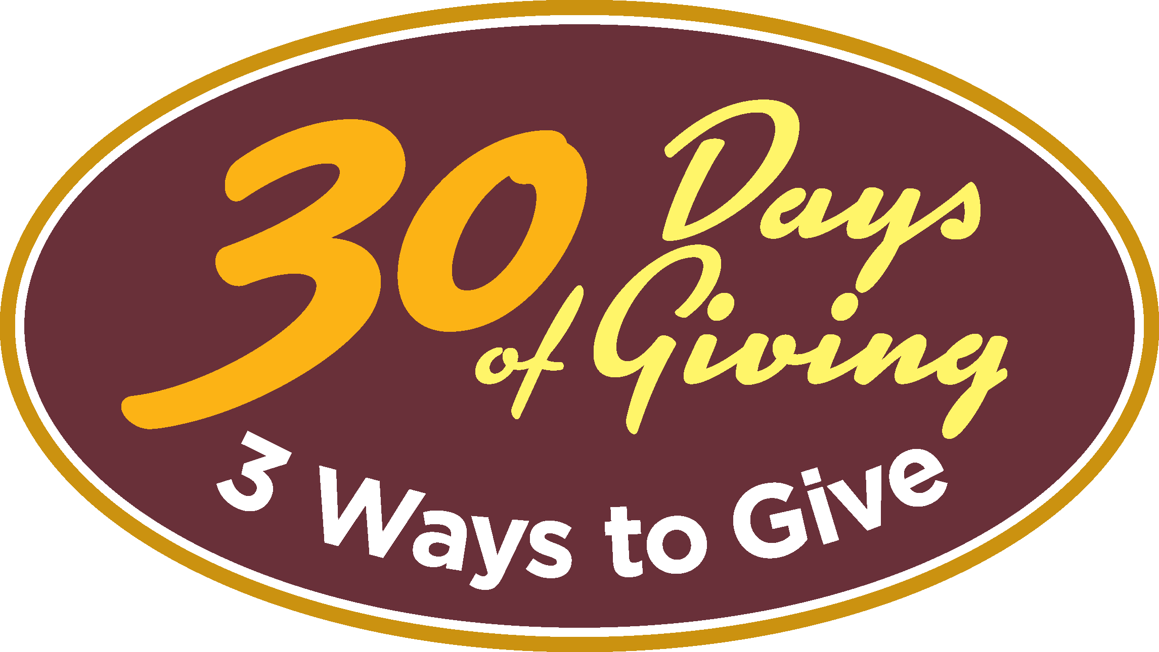 Revised Logo - 30 days give 3 ways to give - revised logo - Black AIDS Institute