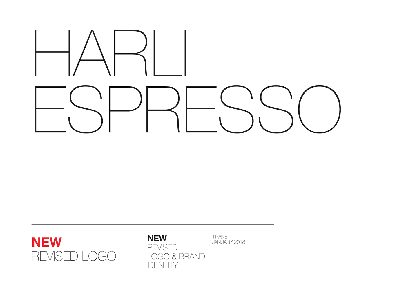 Revised Logo - Harli Espresso / New Revised Logo & Brand Identity