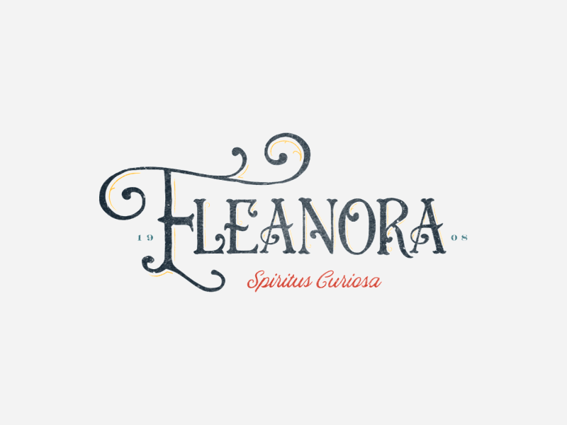 1890s Logo - Eleanora- Logo Animation by Brennan Burling on Dribbble