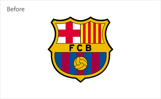 Revised Logo - Barcelona Football Club Reveals New Logo Design
