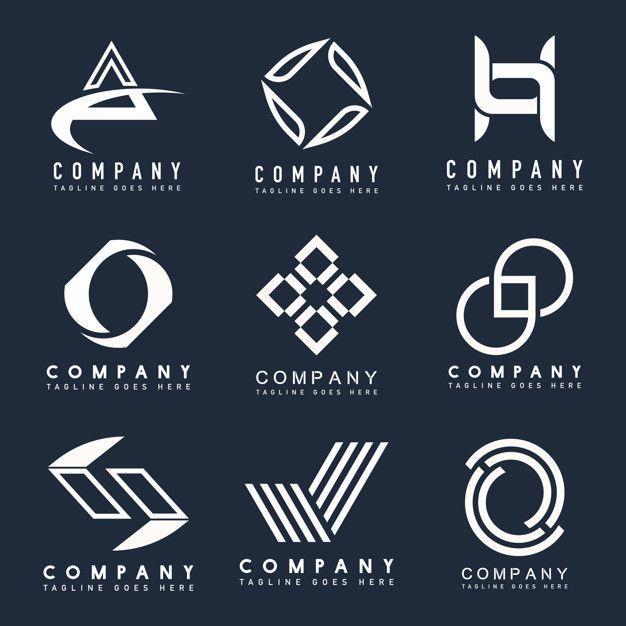 Cojunto Logo - Conjunto de vector de ideas de diseño de logotipo de empresa ...