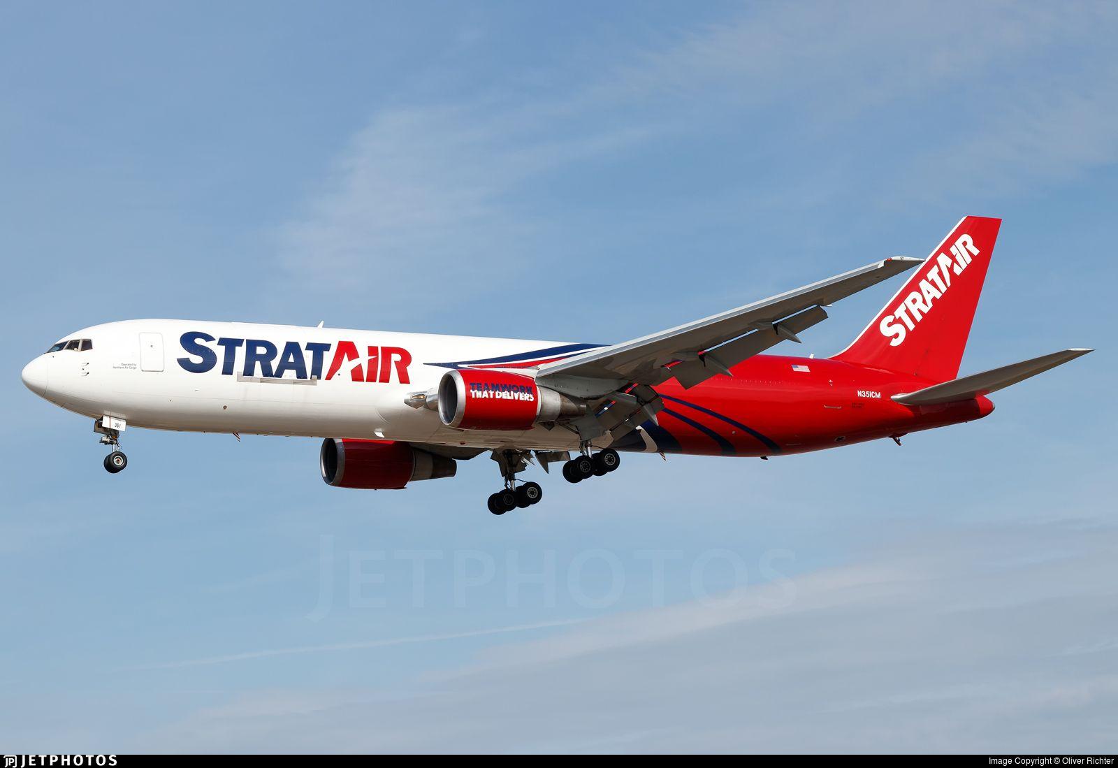 Stratair Logo - N351CM | Boeing 767-323(ER)(BDSF) | Stratair | Oliver Richter ...