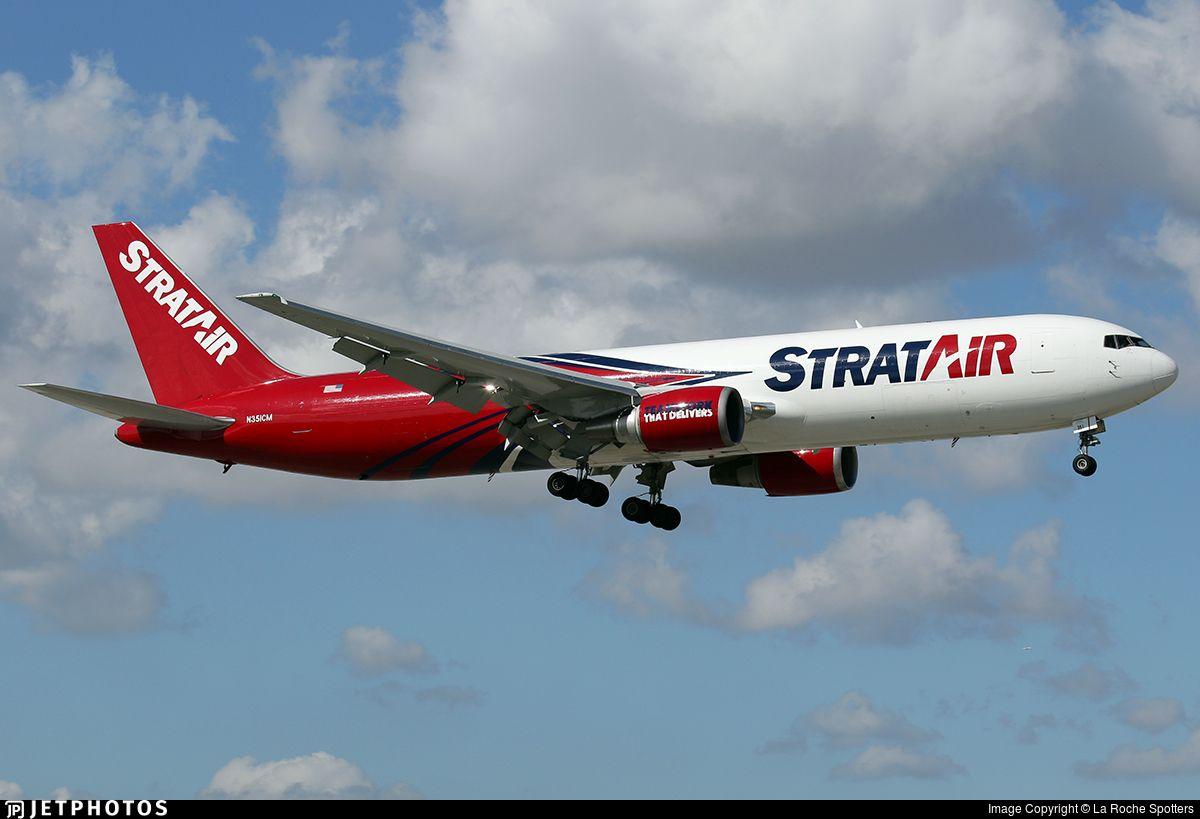 Stratair Logo - N351CM | Boeing 767-323(ER)(BDSF) | Stratair | La Roche Spotters ...