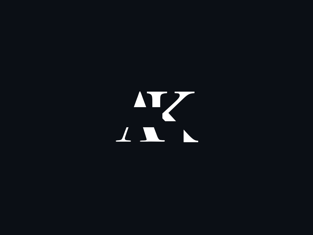 AK Logo - AK Logo by Brandon Peterson for Solitude on Dribbble