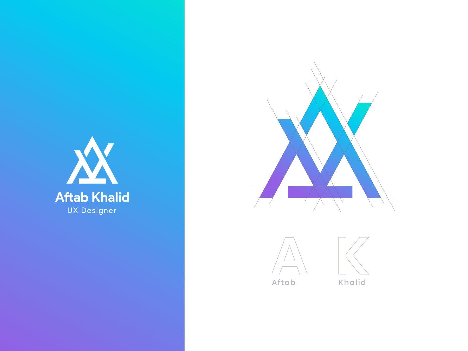 AK Logo - Dribbble - ak-logo-shot.jpg by Aftab Khalid
