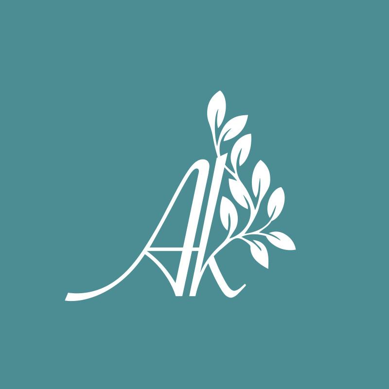 AK Logo - AK (Alka Kothari) Logo Design