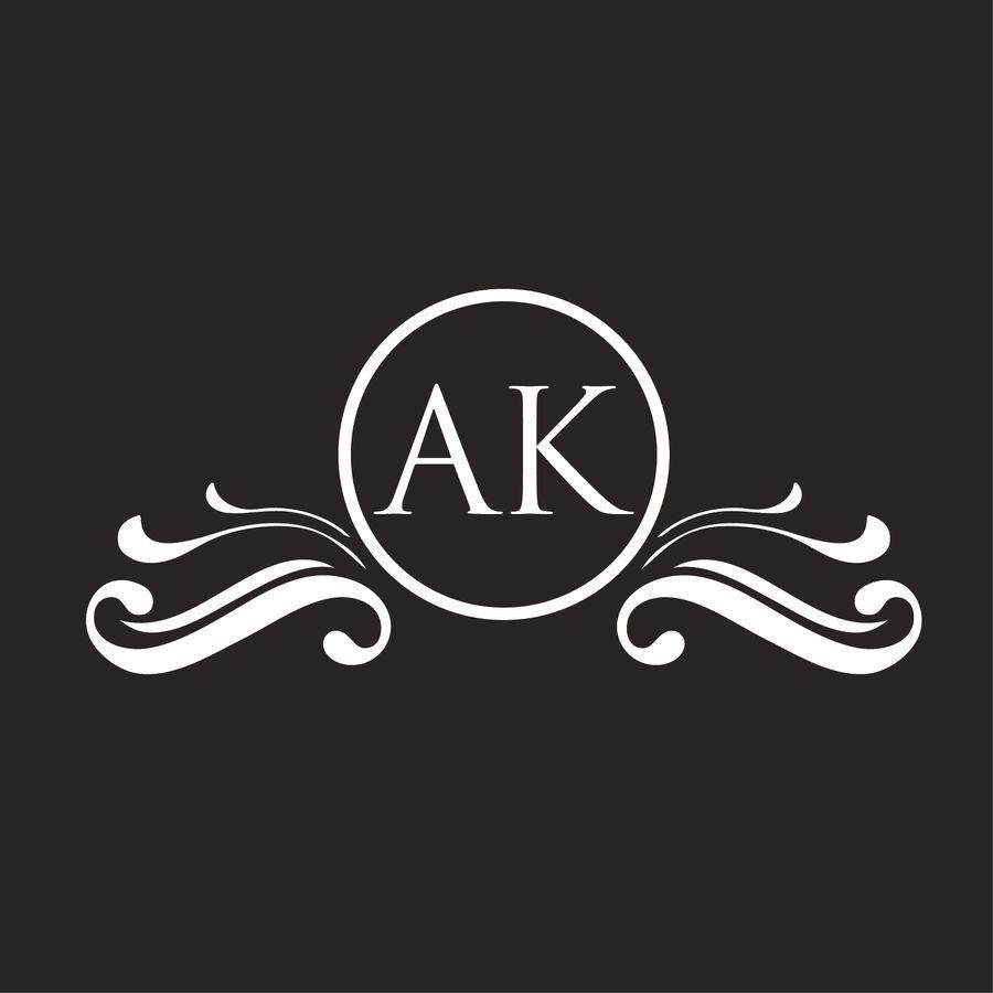 AK Logo - Entry #31 by PedroCorderoT for I need a simple logo made of 2 ...