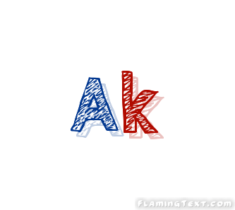 AK Logo - Ak Logo. Free Name Design Tool from Flaming Text