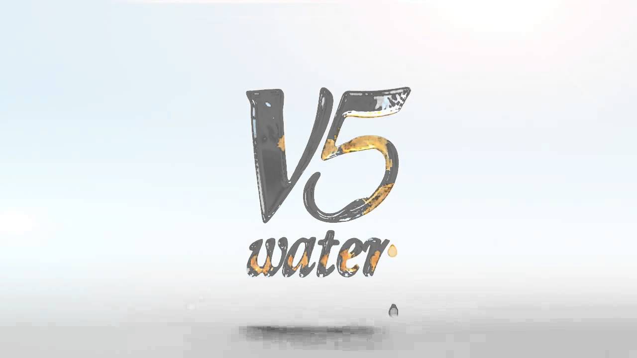 V5 Logo - V5 Water logo Animation || Made by Element6