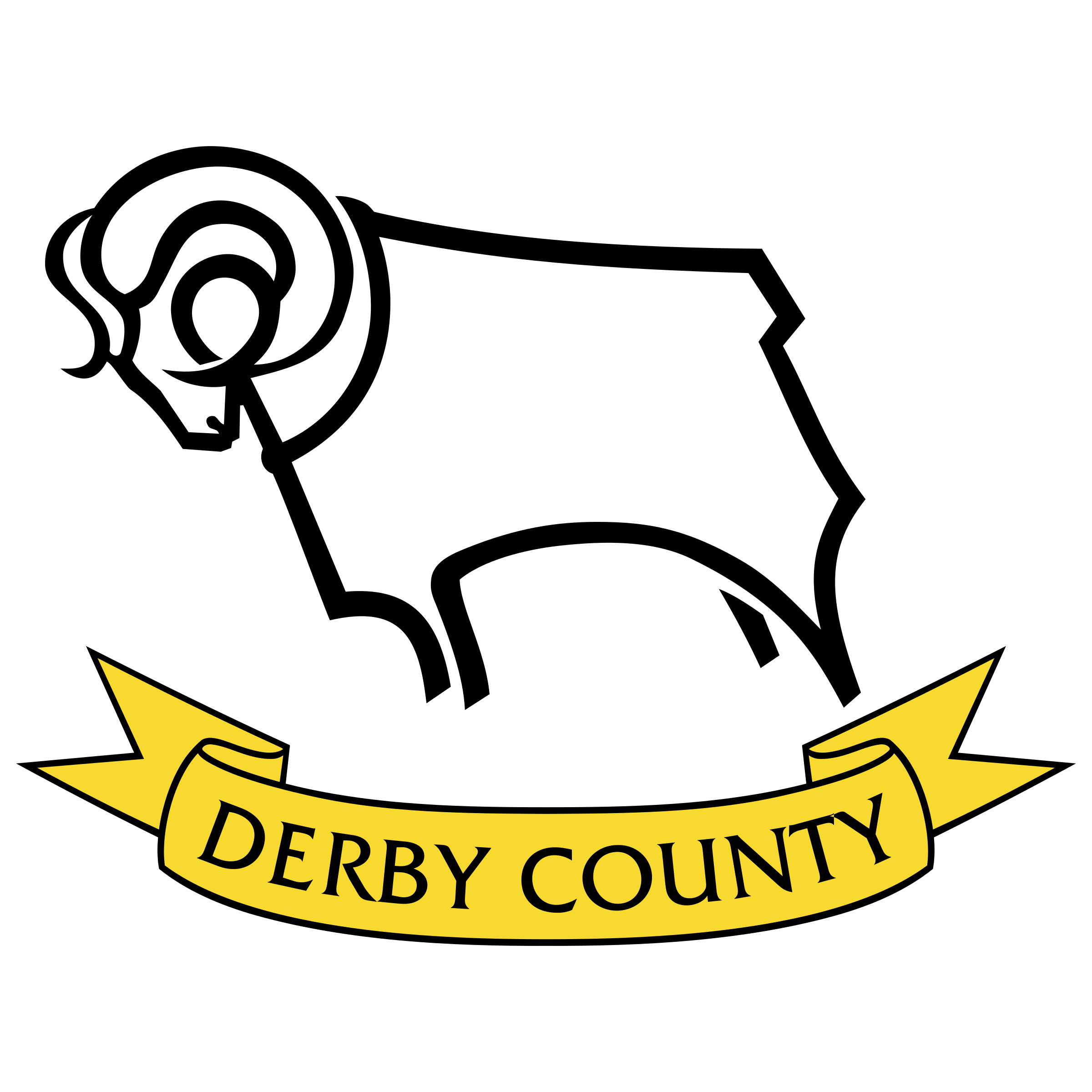 Derby Logo - Derby County FC Logo PNG Transparent & SVG Vector - Freebie Supply