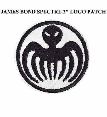 Spectre Logo - JAMES BOND SPECTRE Logo 3 RoundEmbroidered Patch FREE S&H US Seller