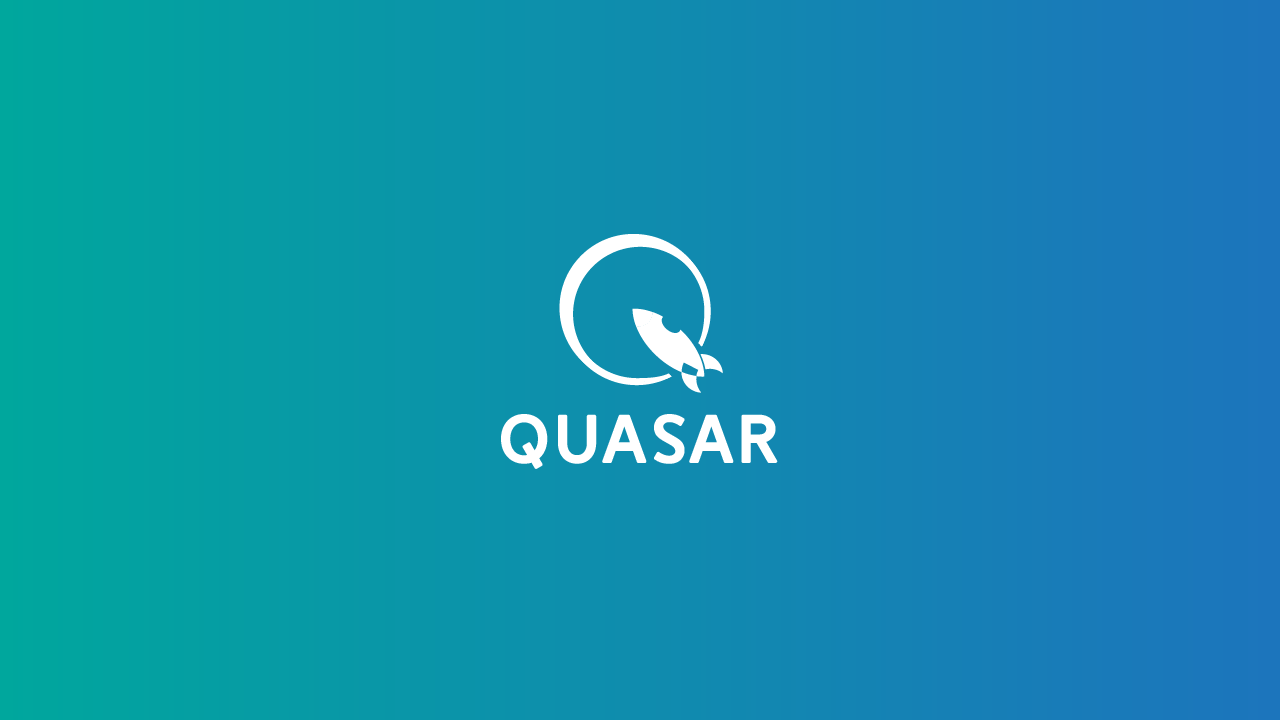 Quasar Logo - Pin by Faisal Sidiq on Branding | Rockets logo, Logos design, Logos