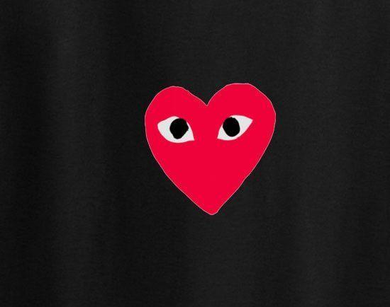 CDG Logo - Comme des garcons play heart logo converse trendy woke up like this ...