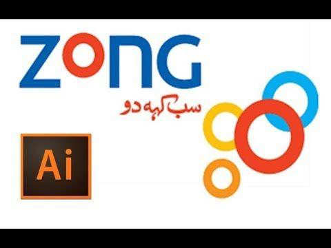 Zong Logo - How To Make Zong Logo In Adobe Illustrator Tutorial [Hindi Urdu]
