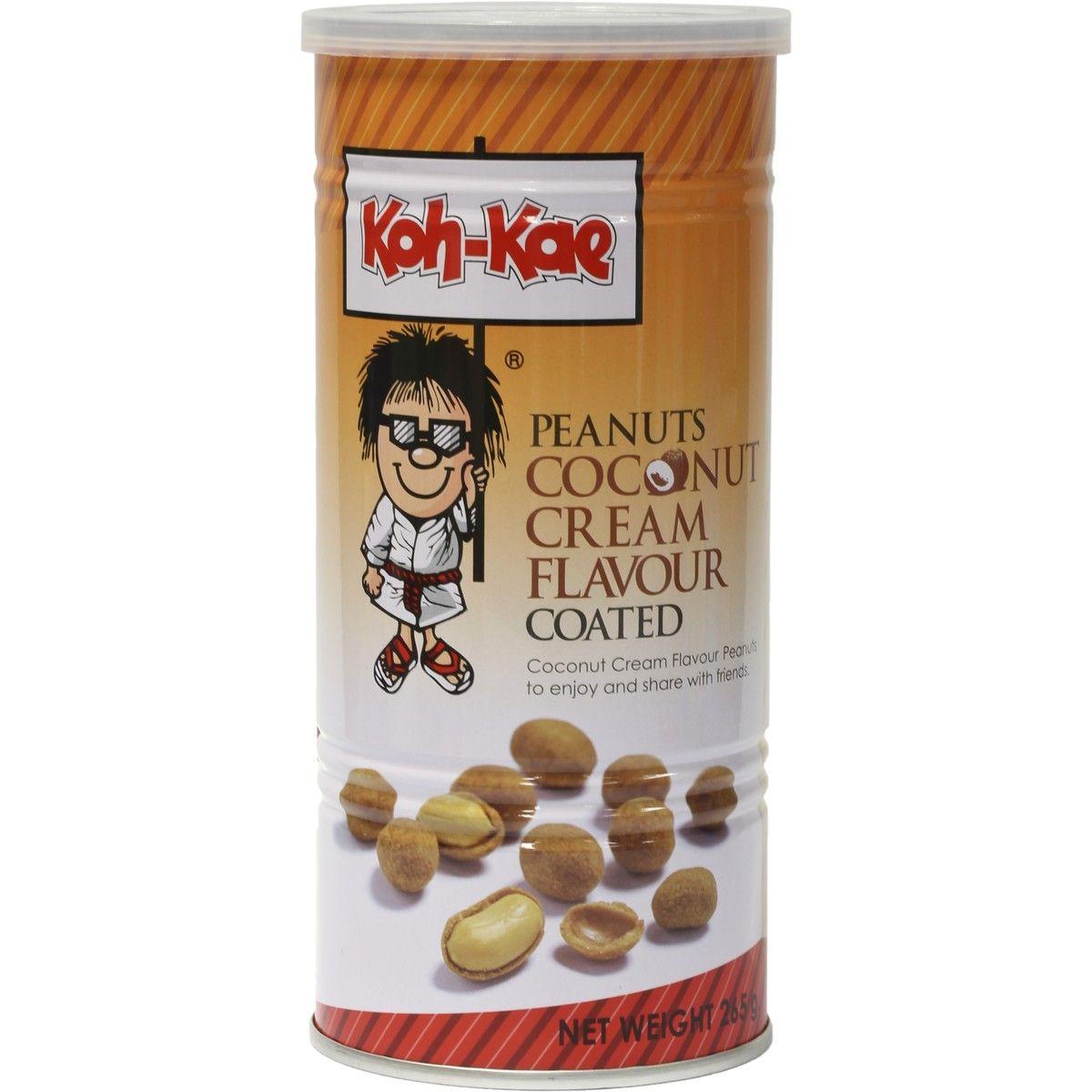 Koh-Kae Logo - Koh Kae Peanuts Coconut Cream Flavour Coated 265g