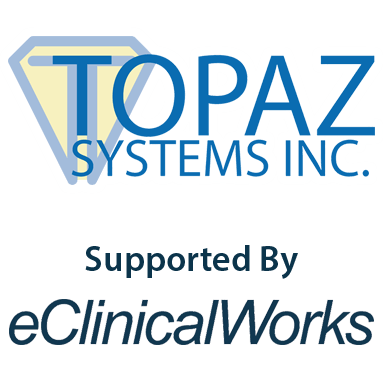 eClinicalWorks Logo - Topaz Signature Pads & eClinicalWorks EHR