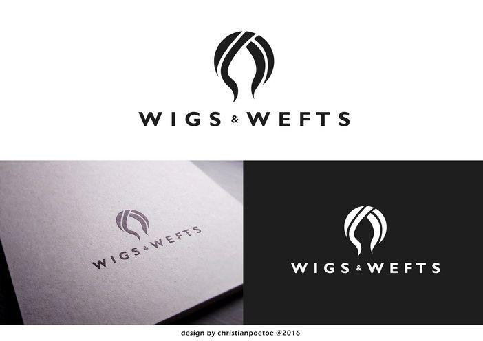 Wig Logo - Serious, Conservative, Hair And Beauty Logo Design for Wigs & Wefts