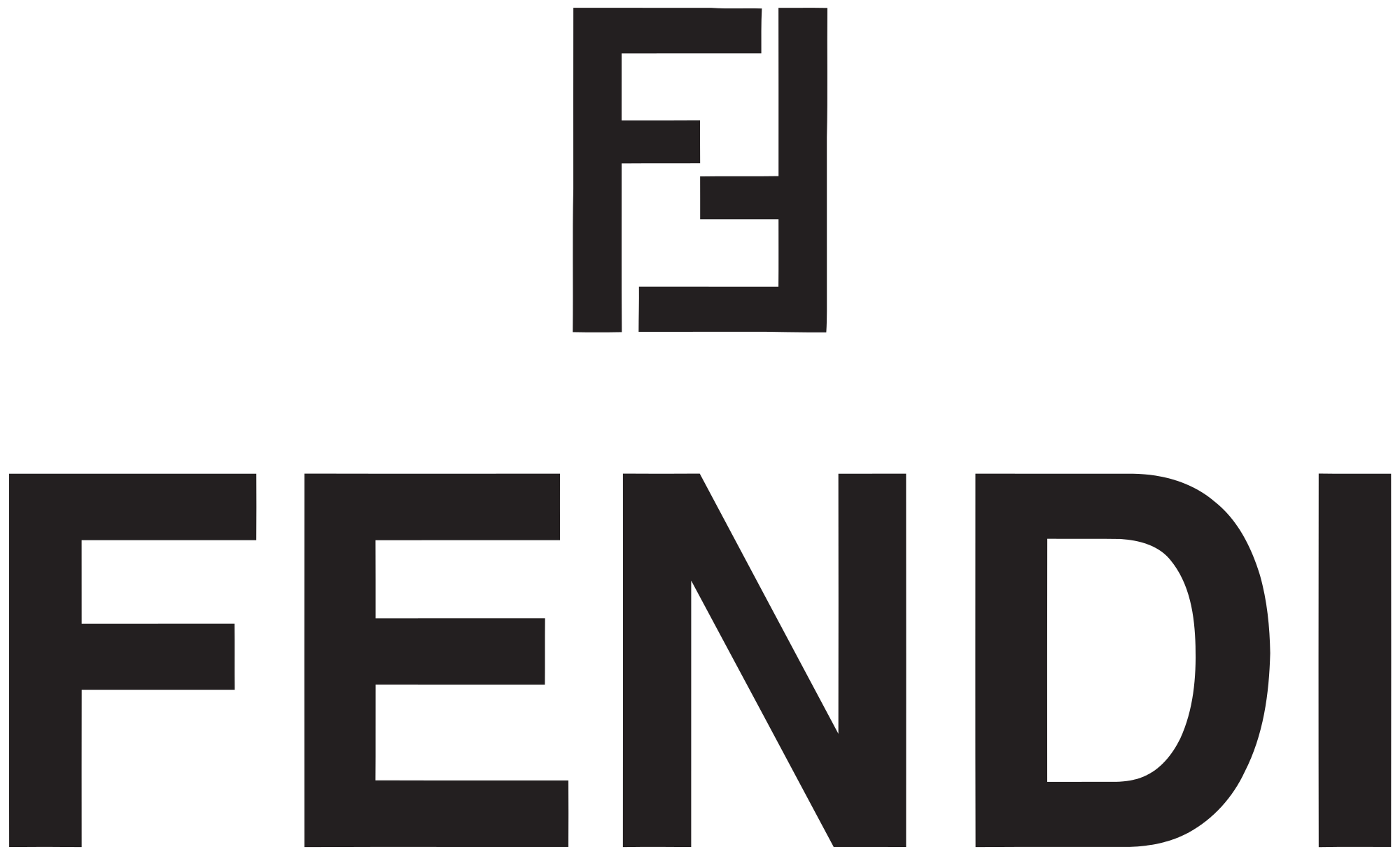 Fendi Logo - File:Fendi logo.svg - Wikimedia Commons