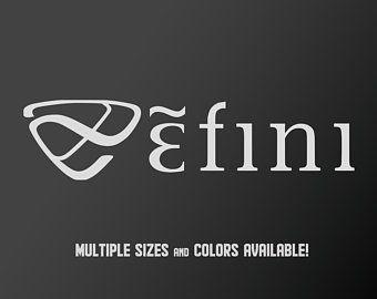 Efini Logo - Mazda vinyl sticker