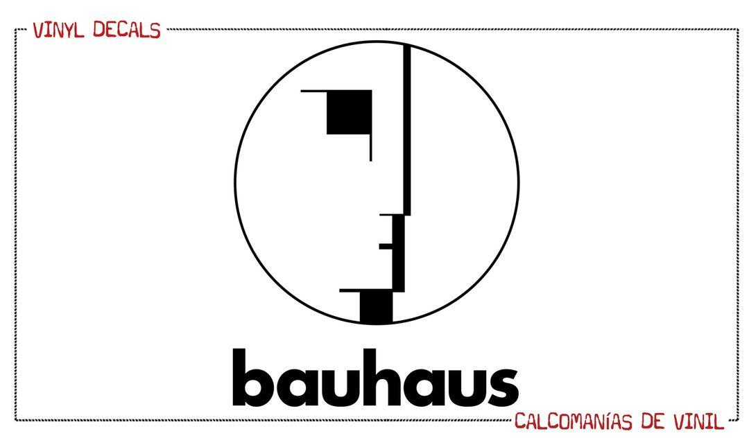 Vinyl Logo - Bauhaus - Face Logo 11x22
