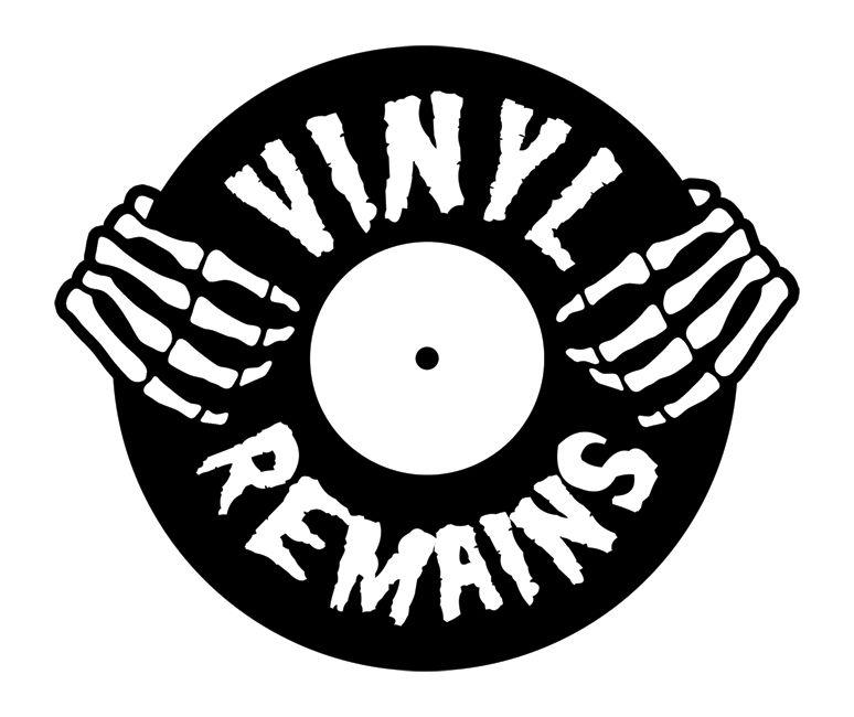 Vinyl Logo - VINYL REMAINS logo. Paul Stier Designs