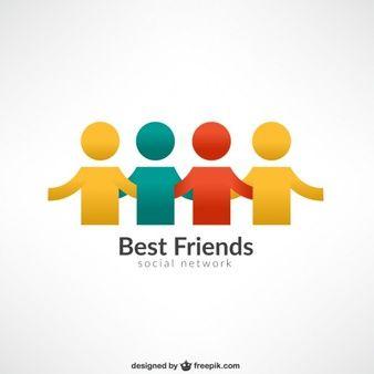 Frends Logo - Best friends logo Vector | Free Download