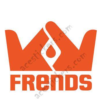 Frends Logo - Frends Hand Logo Stickers (18 x 13.5 cm) -  ステッカー、カッティングステッカー、シールを通販・販売・通信販売してい ...