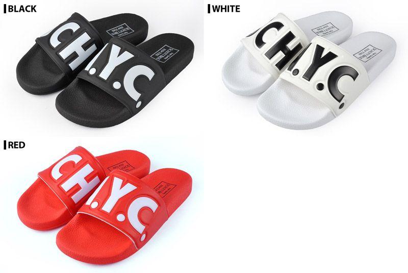 Sandals Logo - The shot 3189025 SHOWER SANDAL shower sandals logo beach sandal B sun black  white red American casual 0601 Rakuten card division