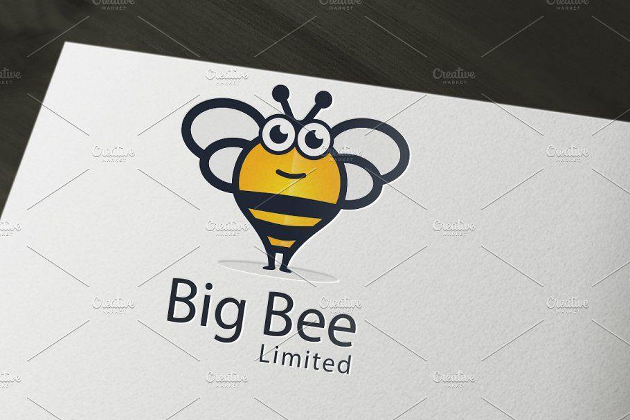 Bigbee Logo - Big Bee Logo Logo Templates Creative Market