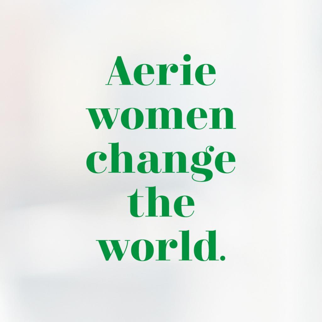 Aerie Logo - Aerie's almost International Women's Day, & we're