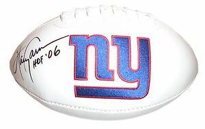 NYG Logo - Harry Carson NY New York Giants Signed Autographed NYG Logo Football ...