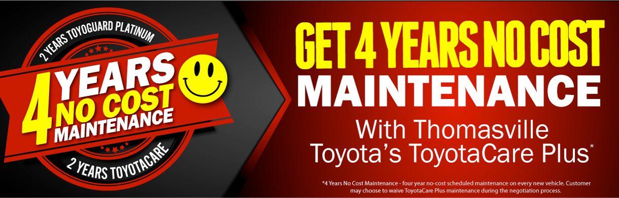 ToyotaCare Logo - 4 Year No Charge Toyota Maintenance Plan | Thomasville Toyota