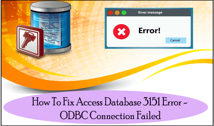 ODBC Logo - How To Fix Access Database 3151 Error - ODBC Connection Failed