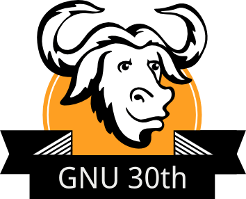 GNU Logo - GNU system, free software celebrate 30 years — Free Software ...