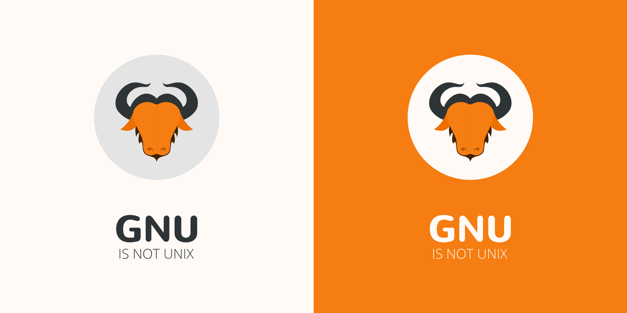 GNU Logo - GNU 2014 by 0rAX0 on DeviantArt