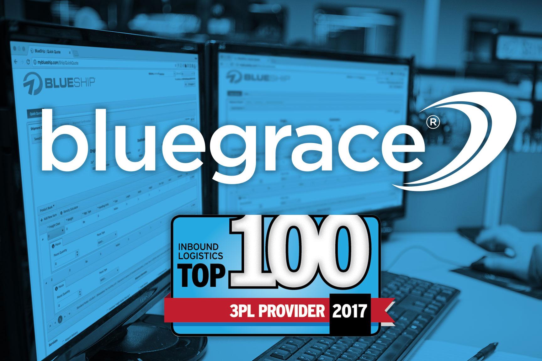 BlueGrace Logo - BlueGrace Awarded 3PL By Inbound Logistics