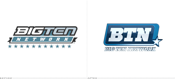 BTN Logo - Brand New: Big Ten Network