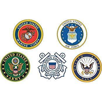 Branches Logo - Amazon.com: U.S. Military Logo Branches Marine Corps Army Air Force ...