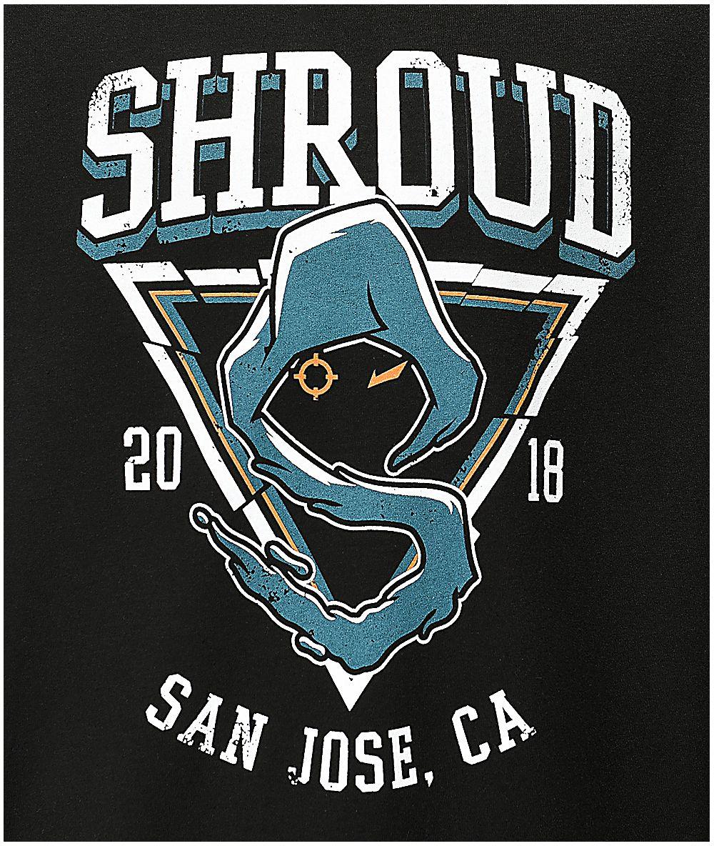 Shroud Logo - J!NX X Shroud San Jose Black T Shirt