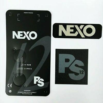 Aftermarket Logo - Sets Replacement NEXO PS12 Sticker Speaker logo Badge Aftermarket