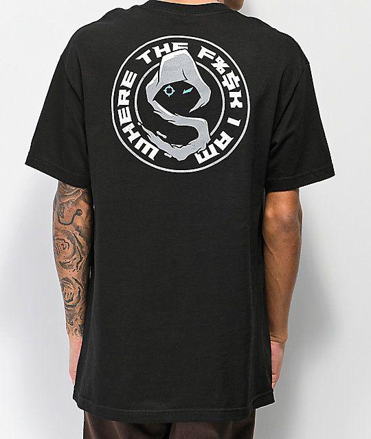 Shroud Logo - J!NX x Shroud Logo Black T-Shirt