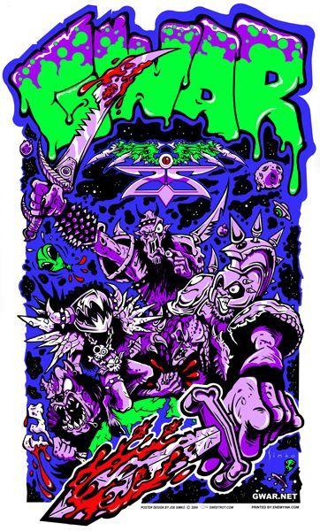 Gwar Logo - GigPosters.com - Gwar | Gig Posters | Gwar band, Metal band logos ...